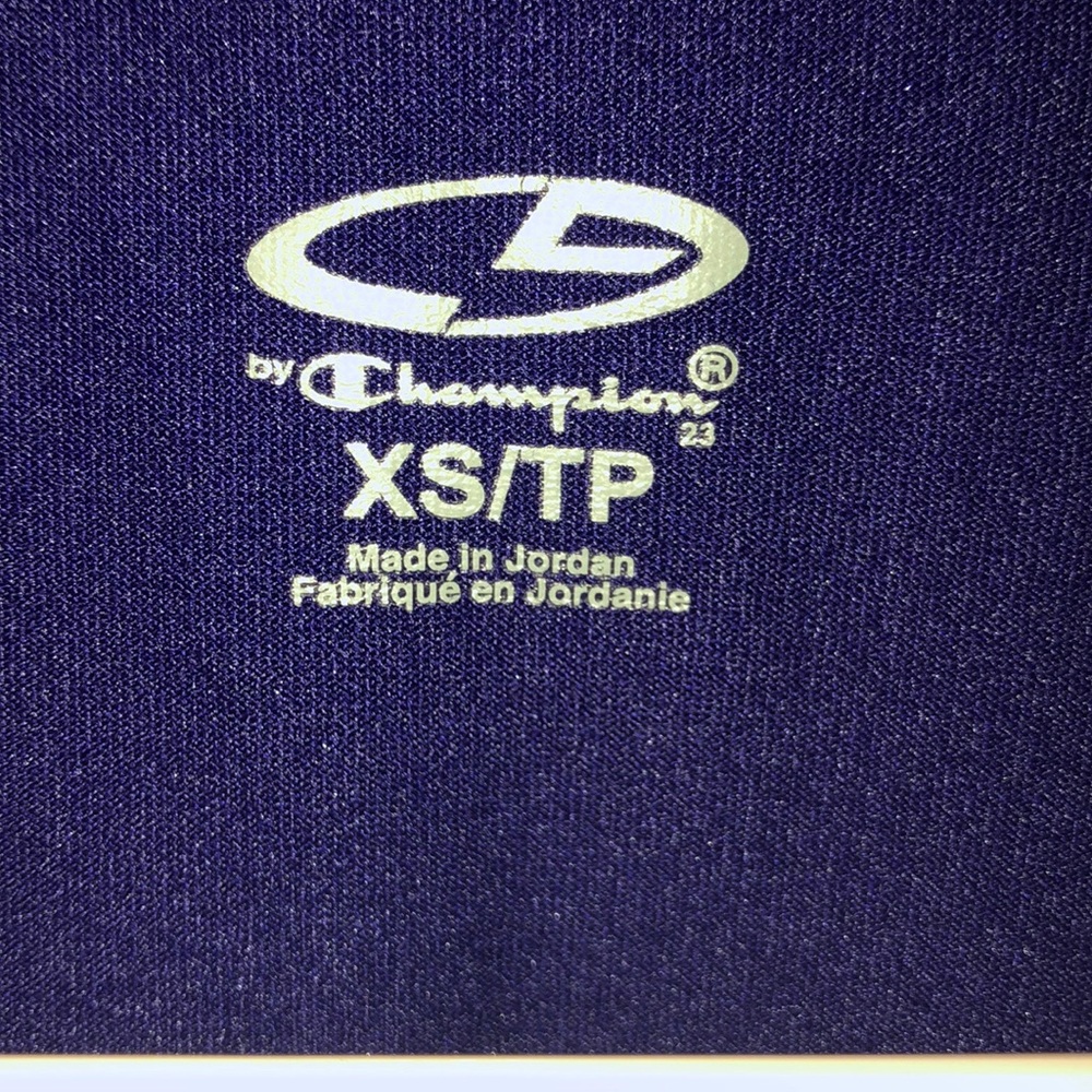 Champion purple zip-up athletic jacket - Picture 3 of 3